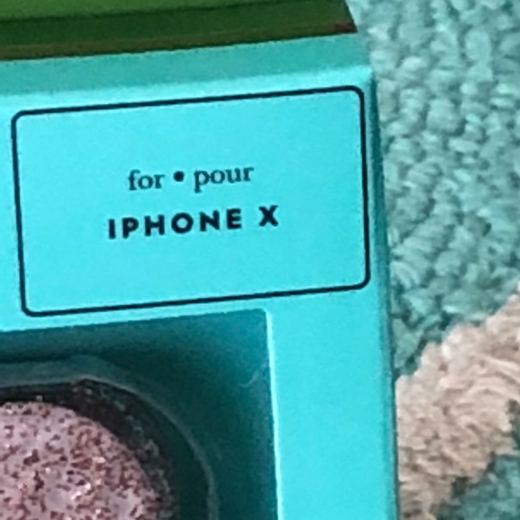 Kate Spade IPhone X phone case, glitter rose gold! - Picture 5 of 7